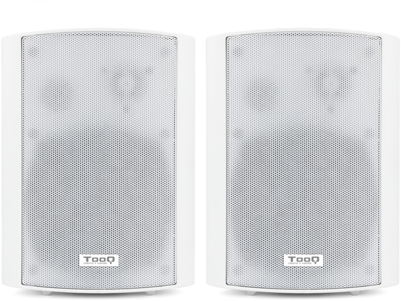 Tooq - Altavoces de pared autoamplificados Tooq RMS 2 x 30W Blanco