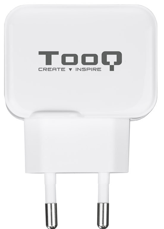 Tooq - Cargador Tooq  USB 5V 2.4A Blanco