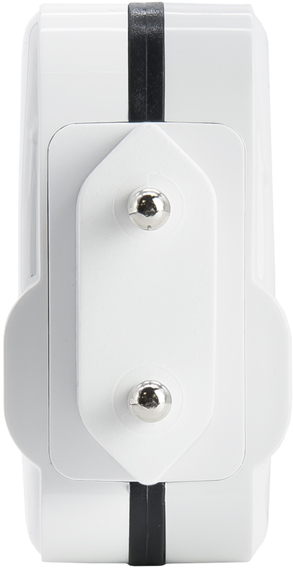 Tooq - Cargador Tooq 2x USB 5V 3.4A com Controlo AI - Blanco