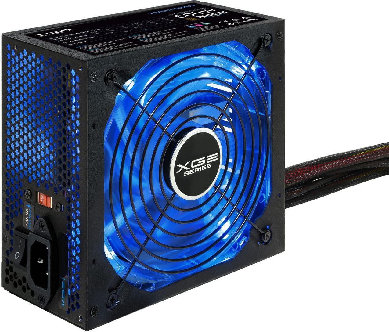 Tooq - ** B Grade ** Fuente Alimentación Tooq Xtreme Gaming Energy II 600W 80+ Bronze c/LED