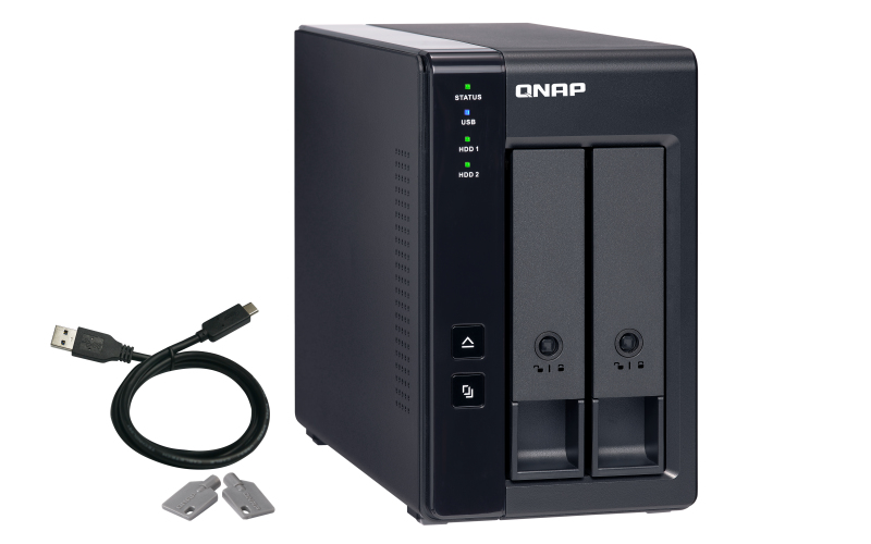 QNAP - Unidade de Expansão NAS QNAP TR-002 - 2 Baías - USB Type C