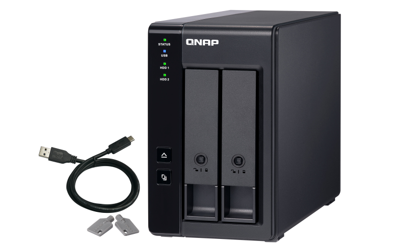 QNAP - Unidade de Expansão NAS QNAP TR-002 - 2 Baías - USB Type C