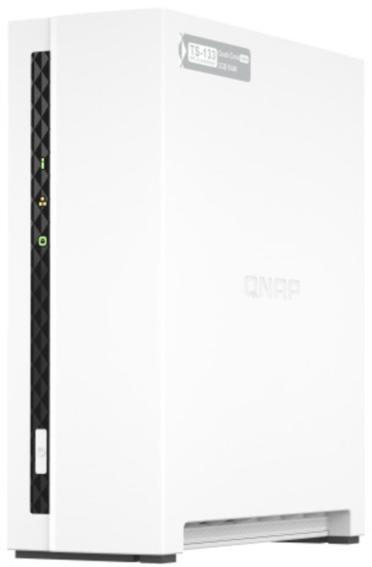 QNAP - NAS QNAP TS-133 - 1 Baía - 1.8GHz 4-core - 2GB RAM