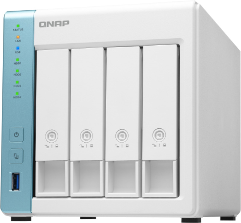QNAP - NAS QNAP TS-431K - 4 Baías - 1.7GHz 4-core - 1GB RAM