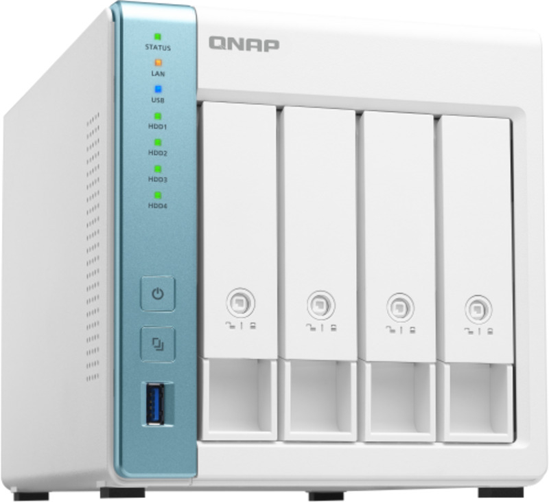 QNAP - NAS QNAP TS-431K - 4 Baías - 1.7GHz 4-core - 1GB RAM