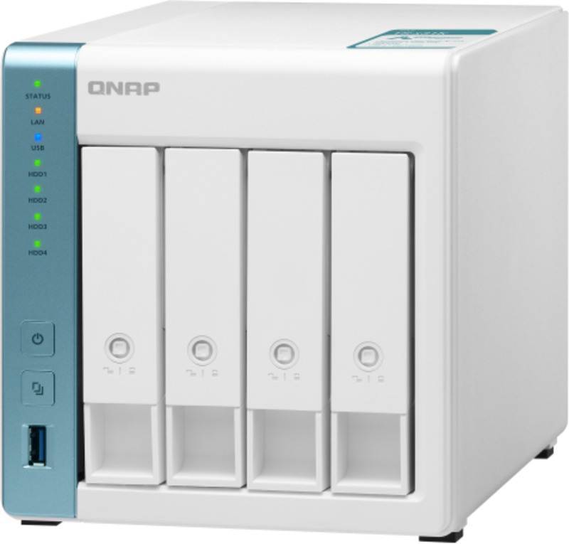 QNAP - NAS QNAP TS-431K - 4 Baías - 1.7GHz 4-core - 1GB RAM