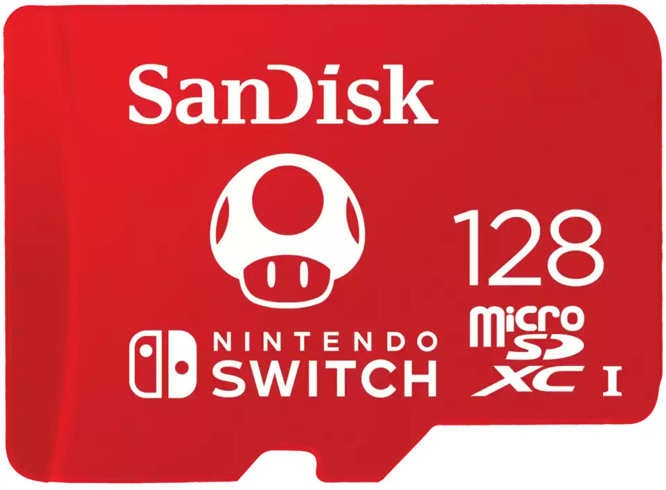 Tarjeta de Memoria SanDisk Ultra MicroSDXC Nintendo SwitchUHS-I U3 128GB