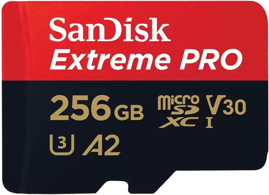 Tarjeta de Memoria SanDisk Extreme Pro MicroSDXC C10 U3 V30 256GB