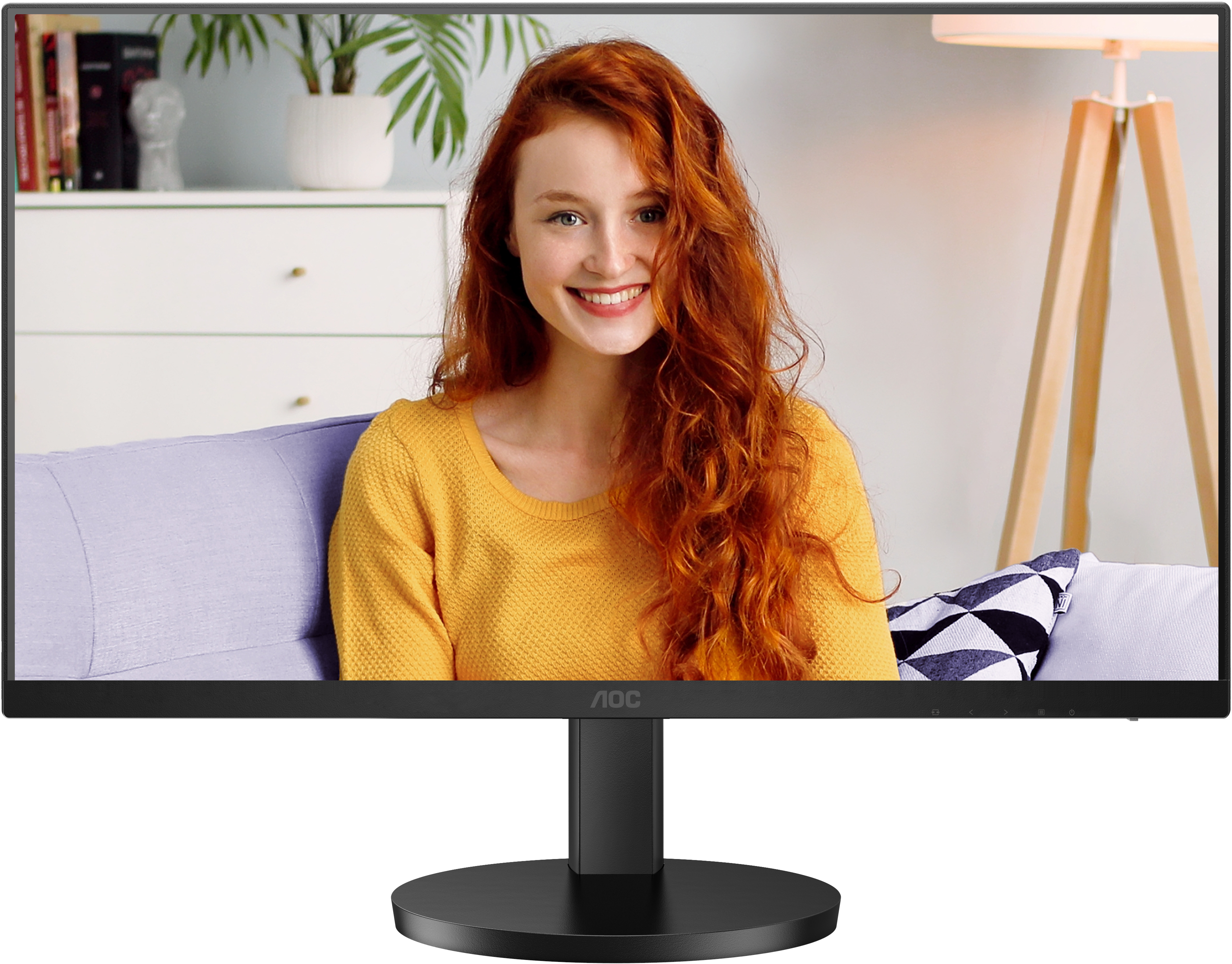 AOC - Monitor AOC 27" U27B3AF IPS 4K 60Hz Ajuste em Altura