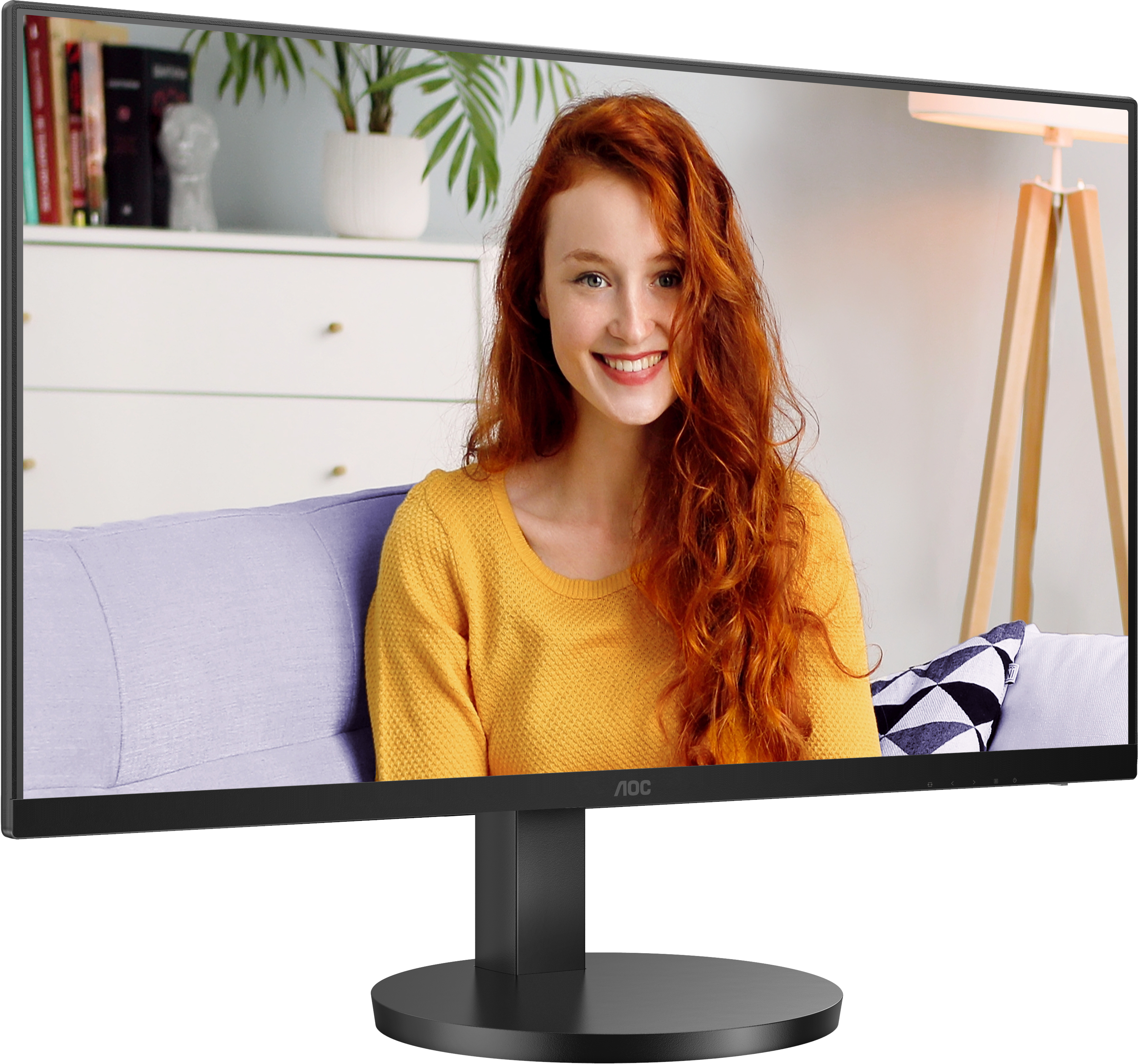 AOC - Monitor AOC 27" U27B3AF IPS 4K 60Hz Ajuste em Altura