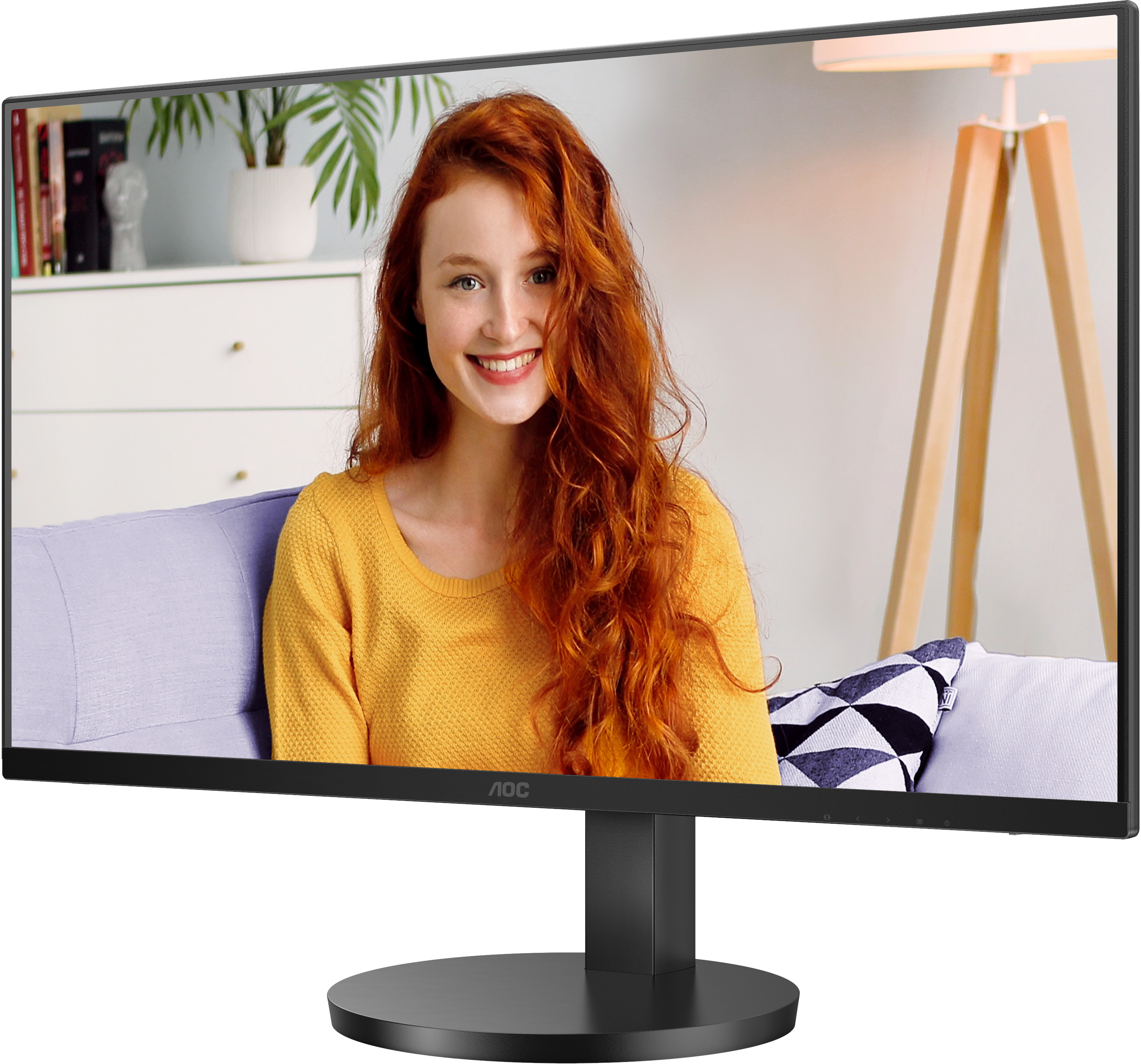 AOC - Monitor AOC 27" U27B3CF IPS 4K 60Hz USB-C (PD65W) Ajuste em Altura