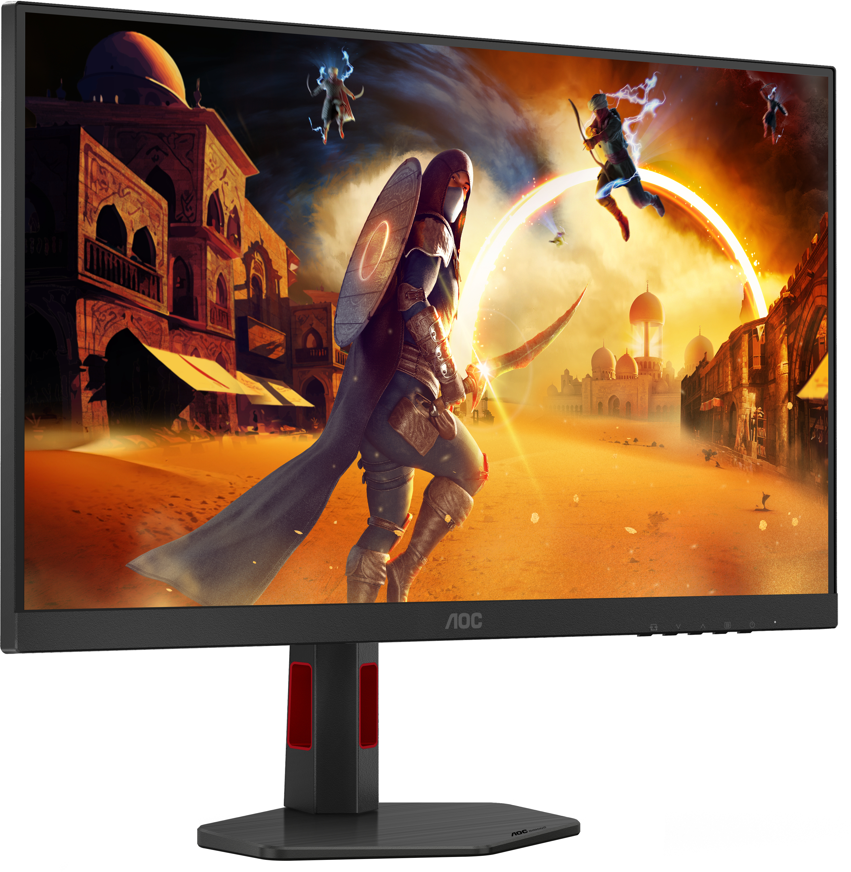 AOC - Monitor AGON by AOC 27" U27G4R Fast IPS UHD 160Hz ( FHD 320Hz) 0.5ms (FHD 0.3ms) Hub USB