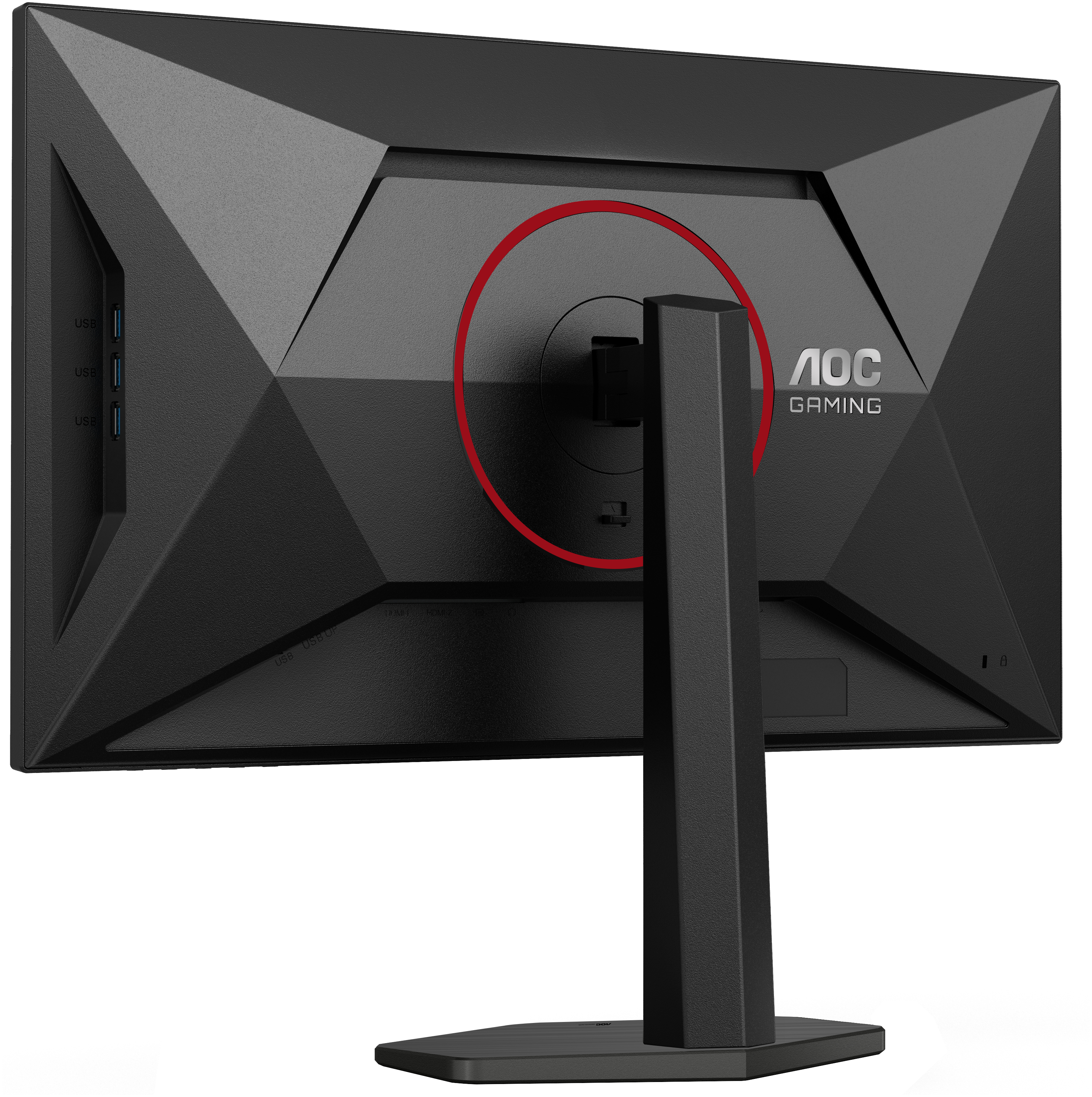 AOC - Monitor AGON by AOC 27" U27G4R Fast IPS UHD 160Hz ( FHD 320Hz) 0.5ms (FHD 0.3ms) Hub USB