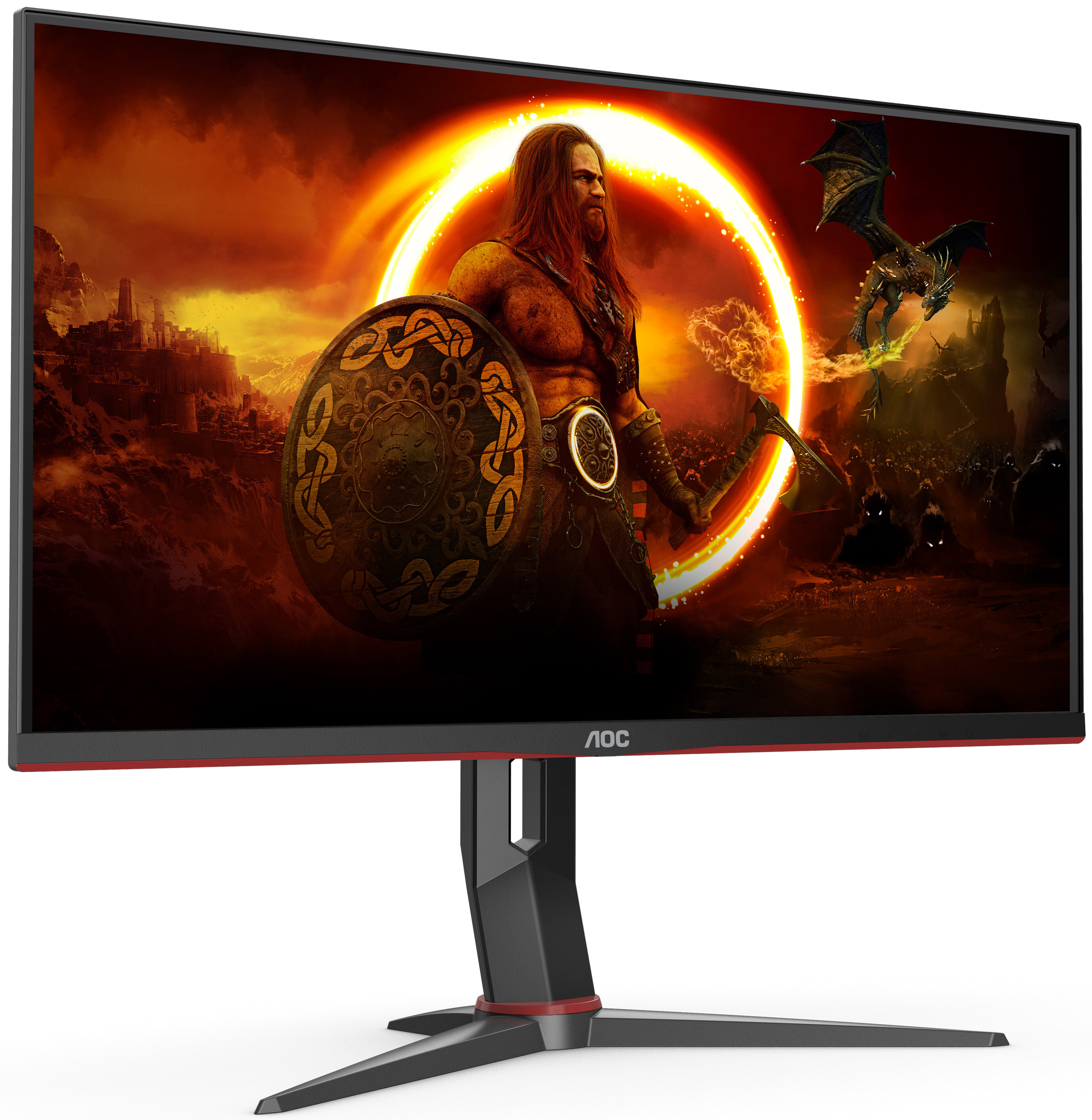 AOC - Monitor AOC Gaming 28" U28G2XU2/BK IPS 4K 144Hz 1ms FreeSync Premium