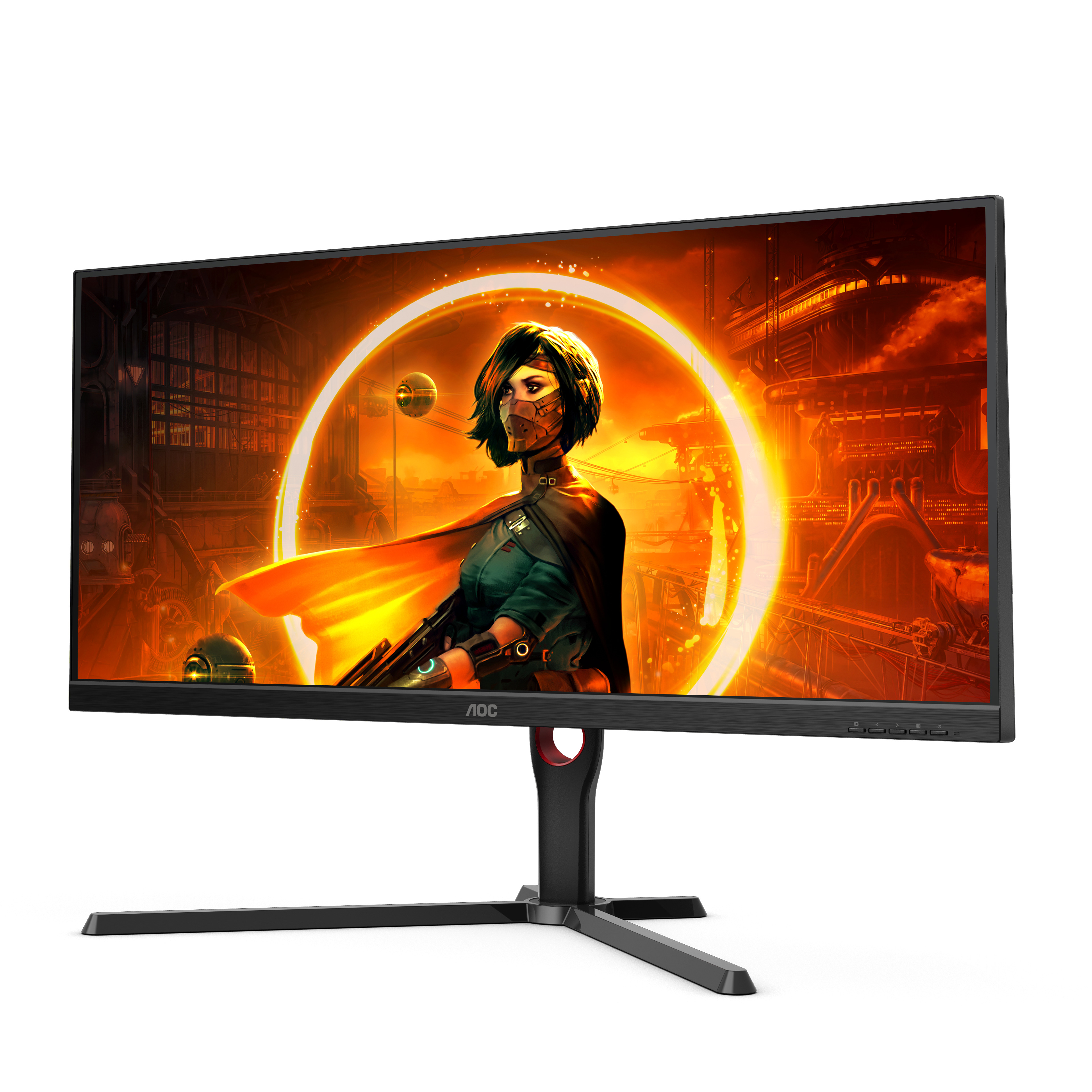 AOC - Monitor AOC Gaming 34" U34G3XM VA UWQHD 144Hz 1ms FreeSync Premium HDR10