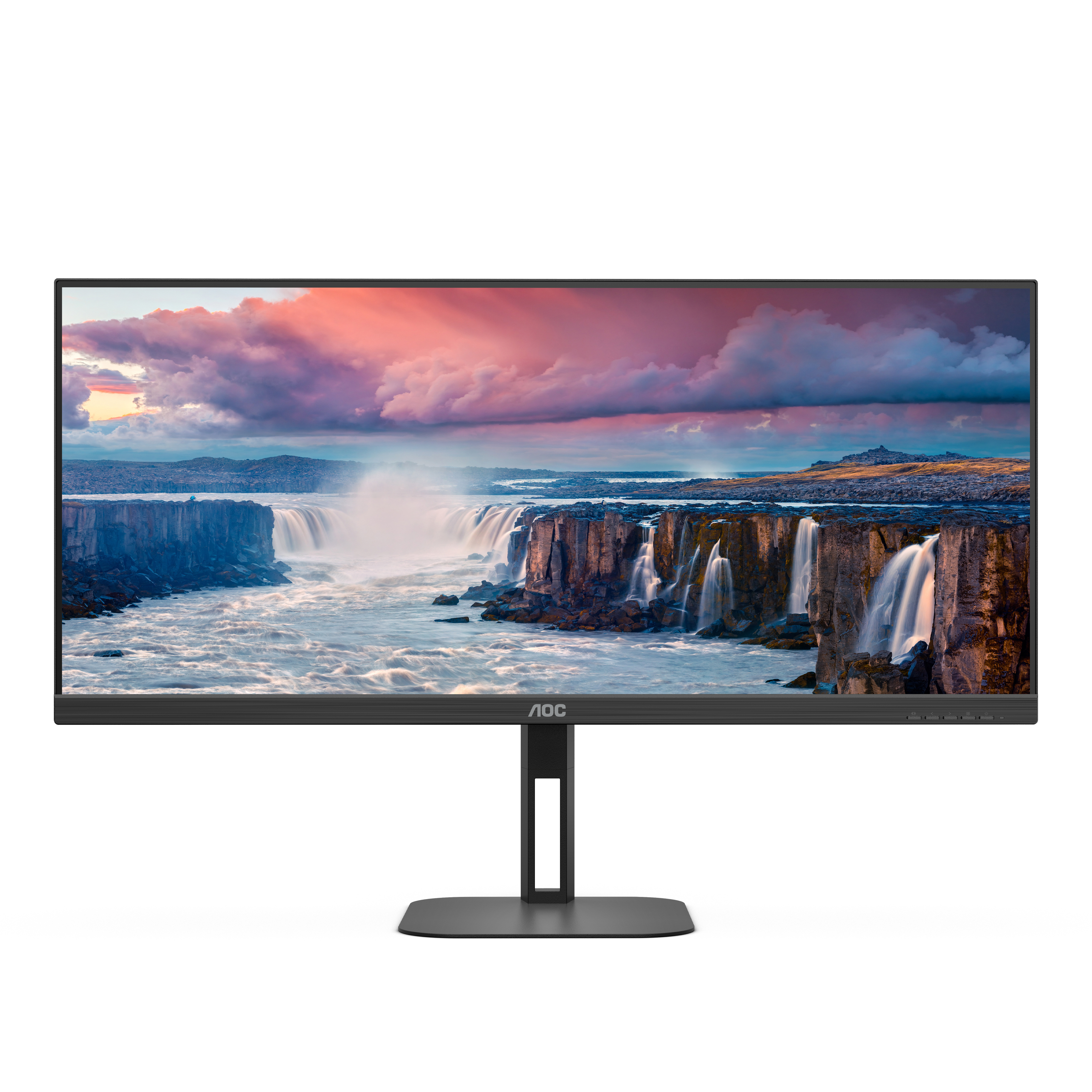 AOC - Monitor AOC 34" U34V5C/BK VA WQHD 100Hz 4ms USB-C 3.2 ( DP alt + PD65W) Low Blue Light