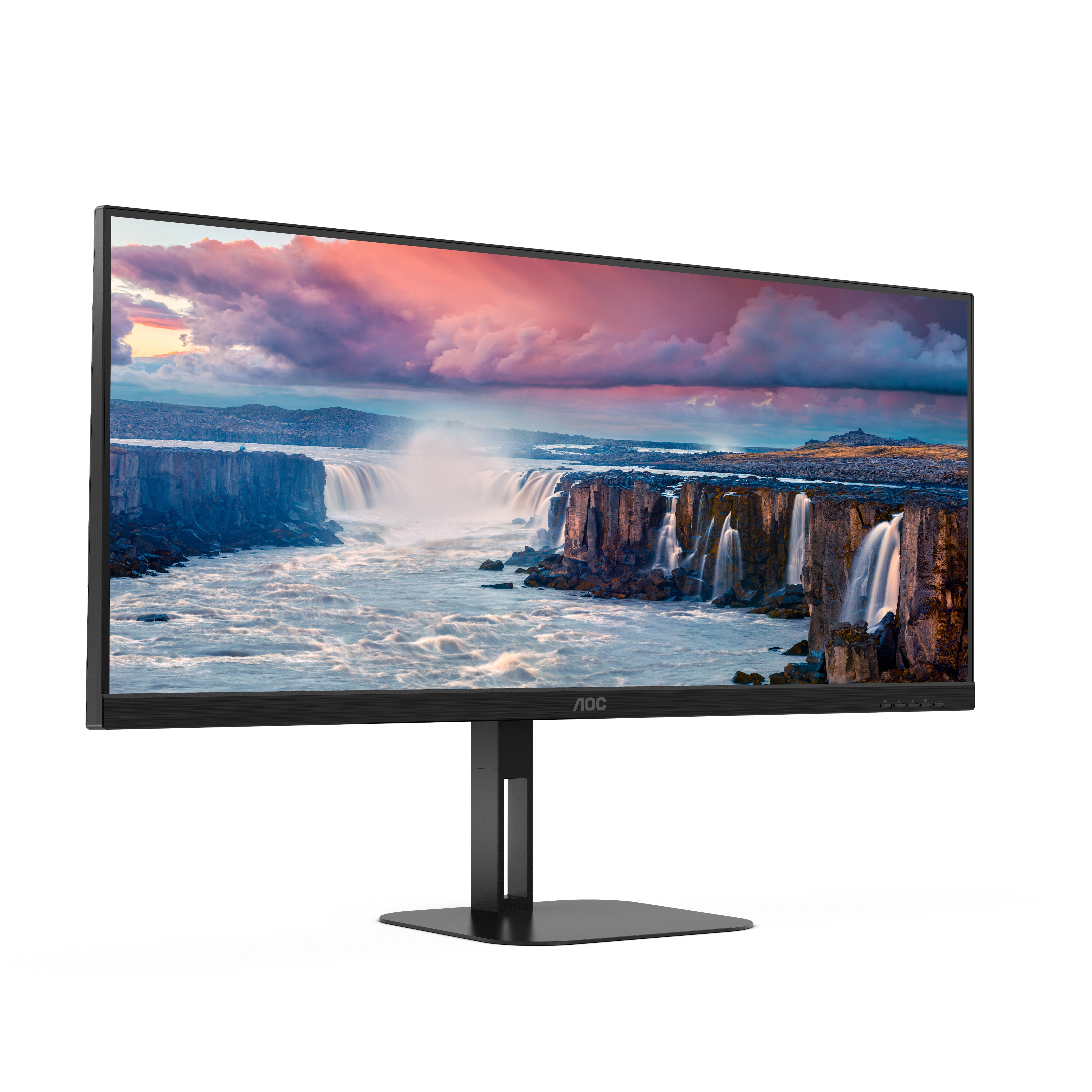 AOC - Monitor AOC 34" U34V5C/BK VA WQHD 100Hz 4ms USB-C 3.2 ( DP alt + PD65W) Low Blue Light