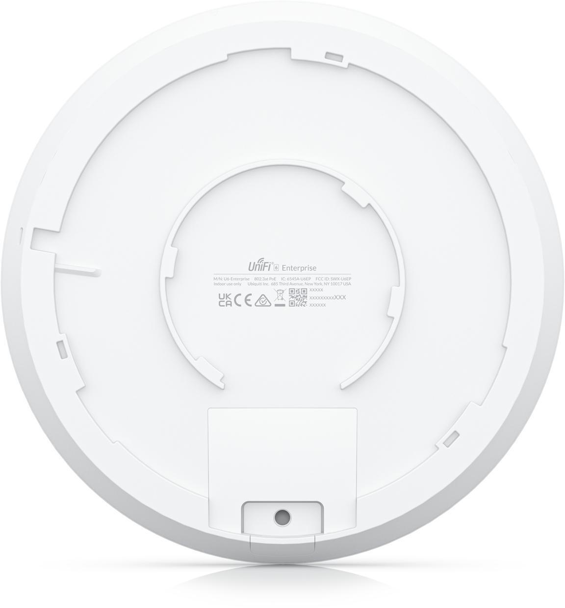 Ubiquiti - Access Point Ubiquiti U6-Enterprise WiFi 6E Tri-Band 4x4 MU-MIMO 2.5GbE PoE+