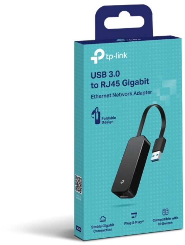 TP-Link - Adaptador USB TP-Link UE306 USB 3.0 para Ethernet Gigabit Negro