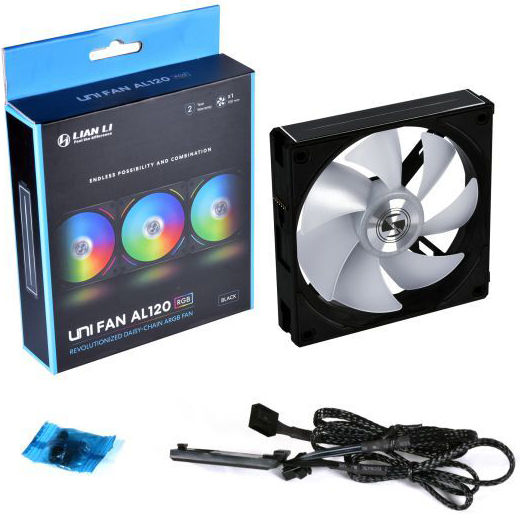 Lian Li - Ventilador Lian Li UNI AL120 V2 RGB PWM Negro 120mm