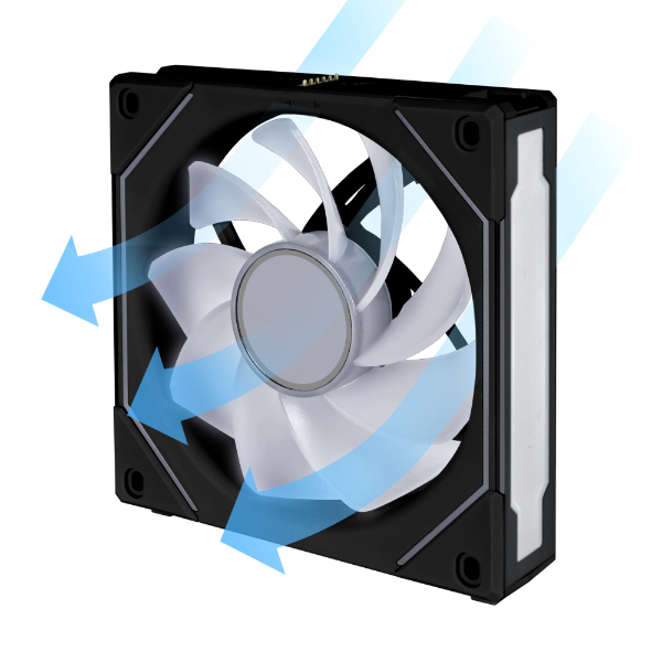 Lian Li - Ventilador Lian Li UNI SL-INF 120 ARGB Reverse Blade PWM Negro 120mm