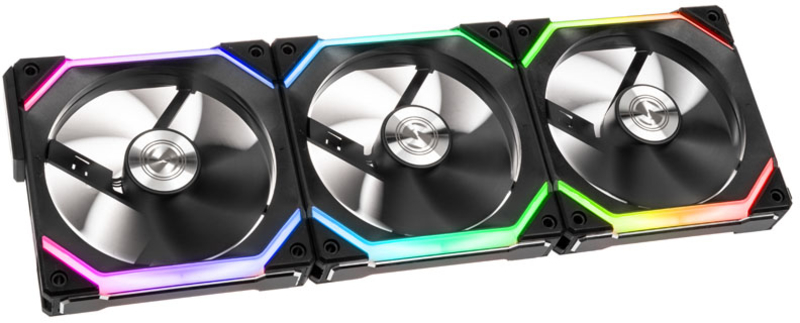 Ventilador Lian Li UNI SL120 RGB PWM Negro 120mm (Pack 3)