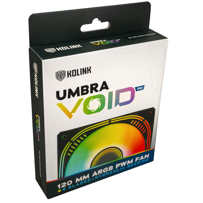 Kolink - Ventilador Kolink Umbra Void Pro ARGB LED PWM - 120mm