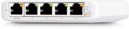 Ubiquiti - Switch Ubiquiti USW-FLEX-MINI 5 Portas Gigabit Managed PoE