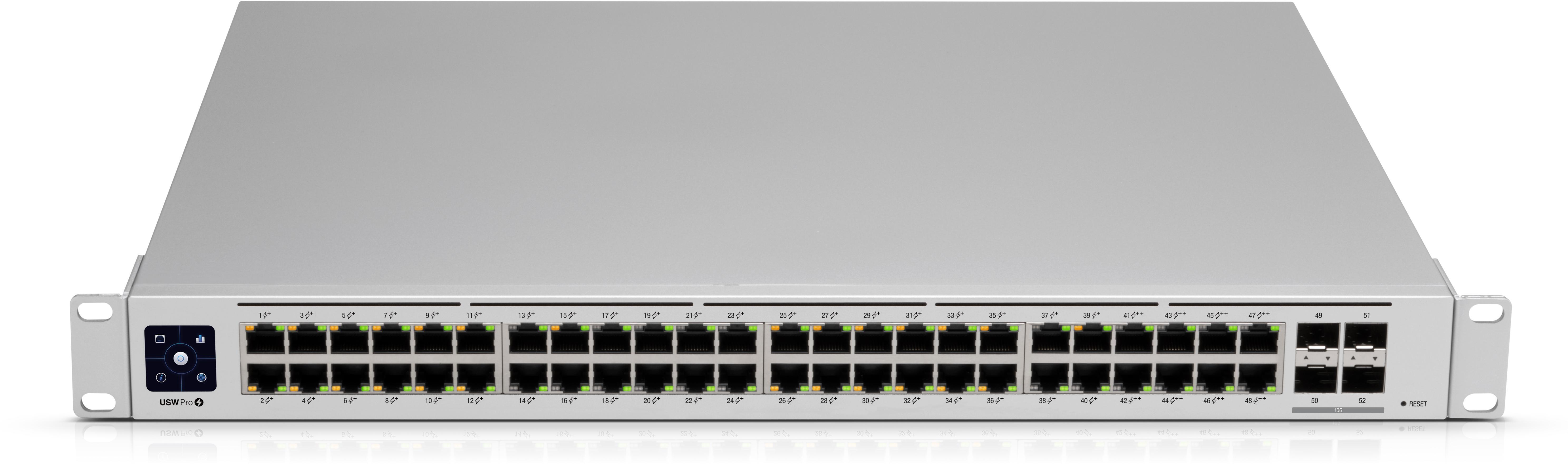 Ubiquiti - Switch Ubiquiti Pro 48 Portas Gigabit Managed PoE+ SFP+ (10GbE) Rack