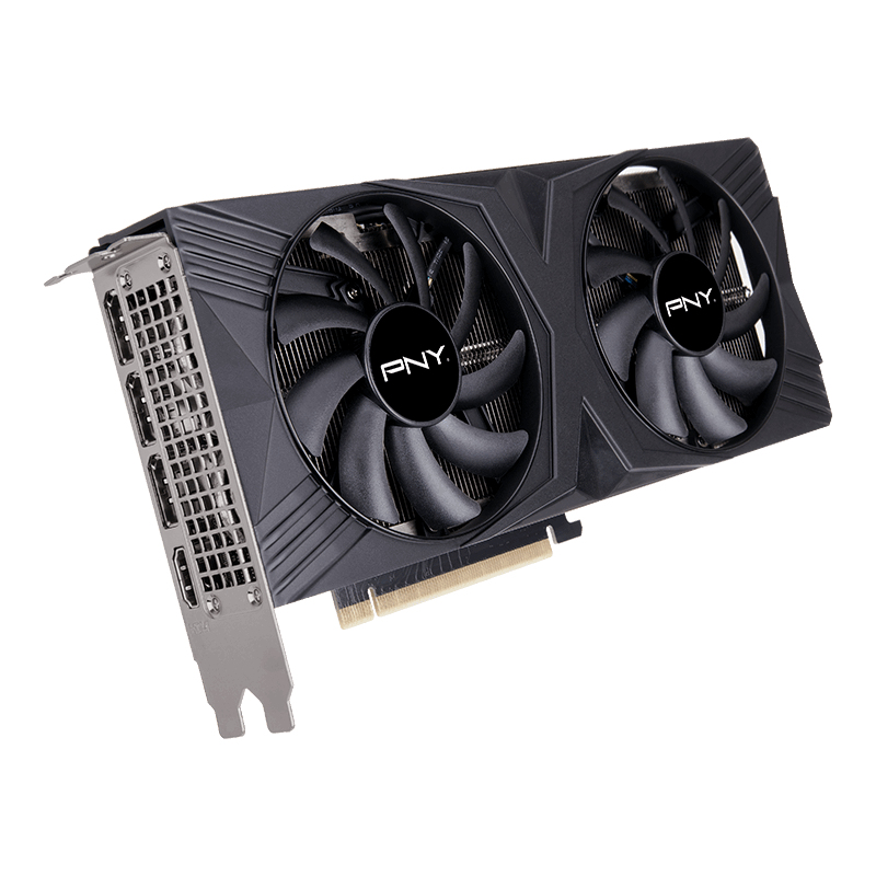 PNY - Tarjeta Gráfica PNY GeForce® RTX 4070 VERTO Dual Fan 12GB GDDR6 DLSS3