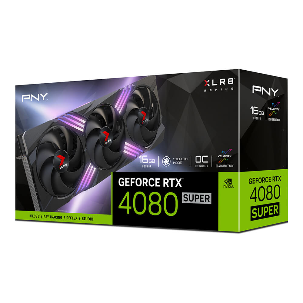 PNY - Tarjeta Gráfica PNY GeForce® RTX 4080 SUPER ARGB OC 16GB GDDR6 DLSS3