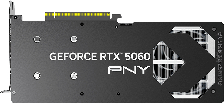 PNY - Tarjeta Gráfica PNY GeForce® RTX 5060 Gaming RGB Triple Fan OC 8GB GDDR7 DLSS4