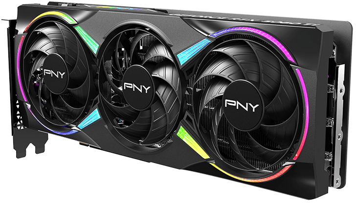 PNY - Tarjeta Gráfica PNY GeForce® RTX 5060 Ti Gaming RGB Triple Fan OC 16GB GDDR7 DLSS4
