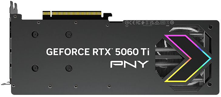 PNY - Tarjeta Gráfica PNY GeForce® RTX 5060 Ti Gaming RGB Triple Fan OC 8GB GDDR7 DLSS4