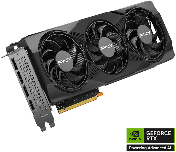 PNY - Tarjeta Gráfica PNY GeForce® RTX 5070 Gaming Triple Fan OC 12GB GDDR7 DLSS4