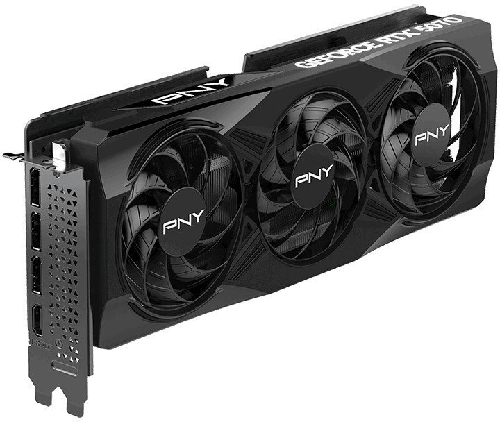 PNY - Tarjeta Gráfica PNY GeForce® RTX 5070 Gaming Triple Fan OC 12GB GDDR7 DLSS4