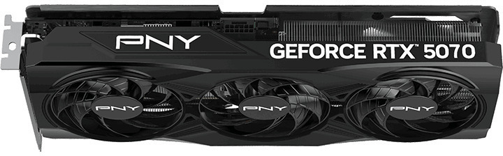 PNY - Tarjeta Gráfica PNY GeForce® RTX 5070 Gaming Triple Fan OC 12GB GDDR7 DLSS4