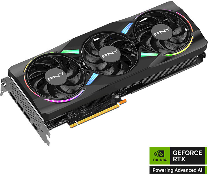 PNY - Tarjeta Gráfica PNY GeForce® RTX 5070 Gaming RGB Triple Fan OC 12GB GDDR7 DLSS4