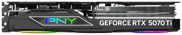 PNY - Tarjeta Gráfica PNY GeForce® RTX 5070 Ti Gaming RGB Triple Fan Plus OC 16GB GDDR7 DLSS4