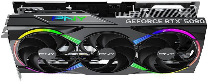 PNY - Tarjeta Gráfica PNY GeForce® RTX 5090 Gaming RGB Triple Fan OC 32GB GDDR7 DLSS4