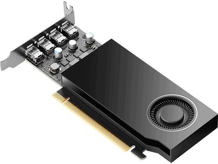 PNY - Tarjeta Gráfica PNY NVIDIA Quadro RTX A400 4GB 4xmDP LP GDDR6