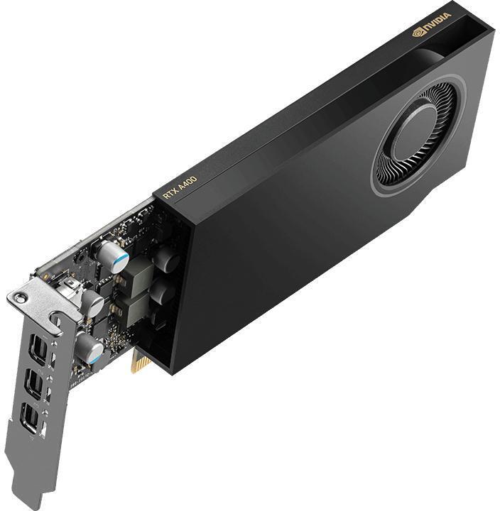 PNY - Tarjeta Gráfica PNY NVIDIA Quadro RTX A400 4GB 4xmDP LP GDDR6