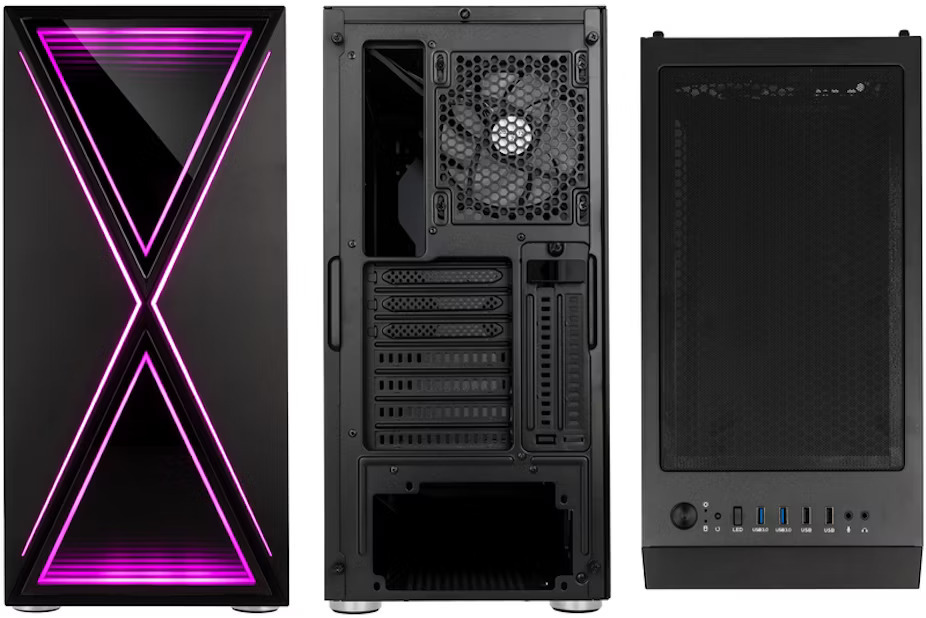 Kolink - **B Grade** Caja ATX Kolink VOID X ARGB Vidrio Templado Negro