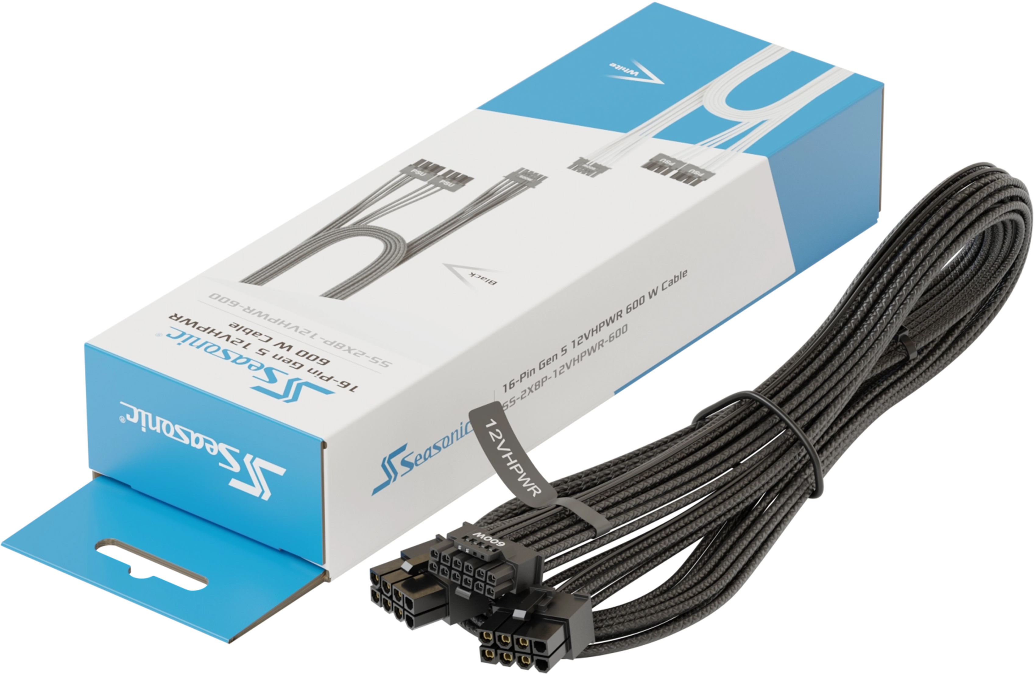 Seasonic - Cable Seasonic 12VHPWR PCIe 5.0 Negro