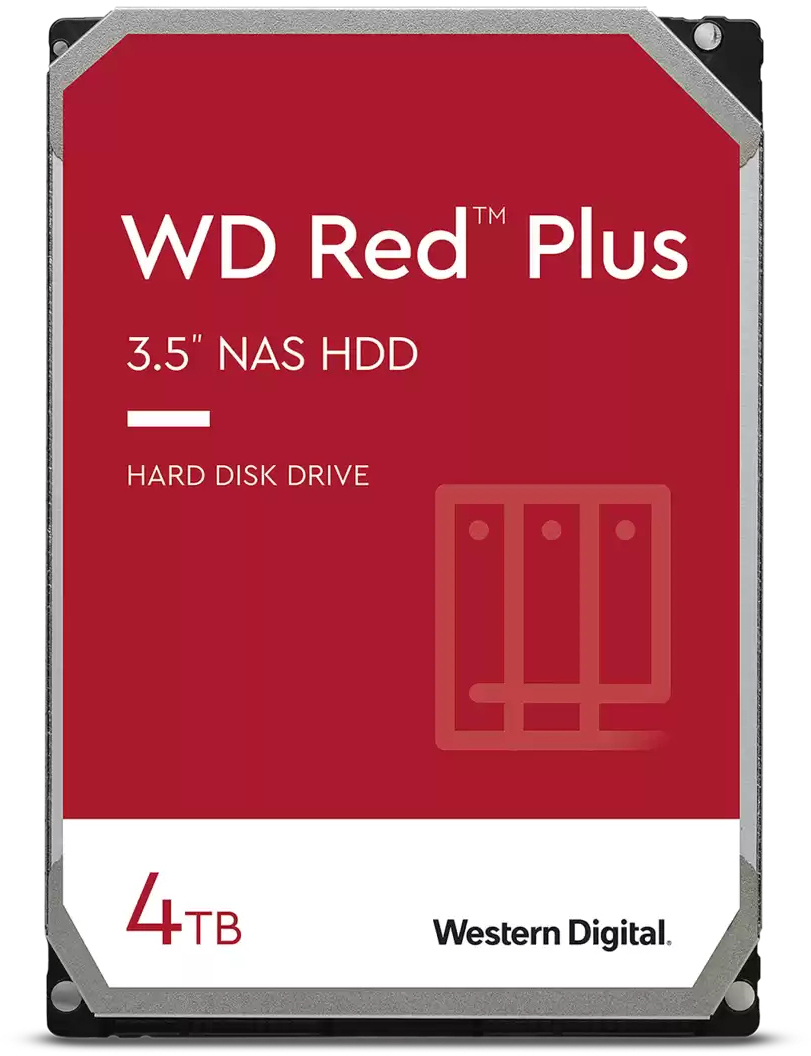 Western Digital - Disco Western Digital Red Plus 4TB 5400rpm 256MB SATA III