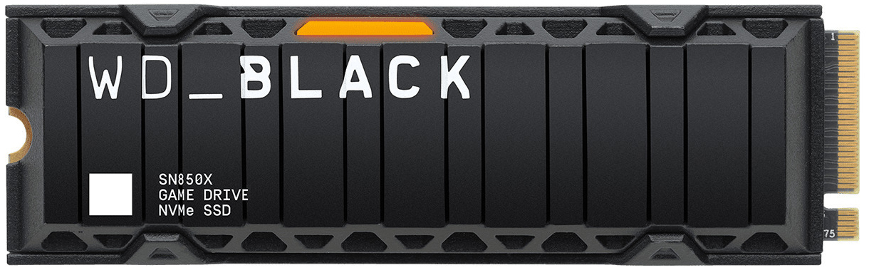 Disco SSD Western Digital Black SN850X 1TB Heatsink Gen4 M.2 NVMe