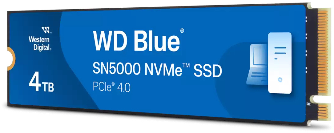  - Disco SSD Western Digital Blue SN5000 4TB Gen4 M.2 NVMe (5500/5000MB/s)