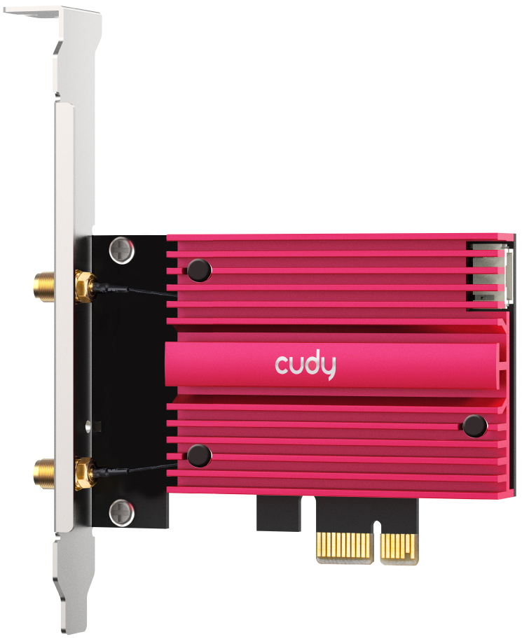 Cudy - Tarjeta de Red Cudy PCI Express WE4000 AX5400 Wi-Fi 6/6E Bluetooth 5.3