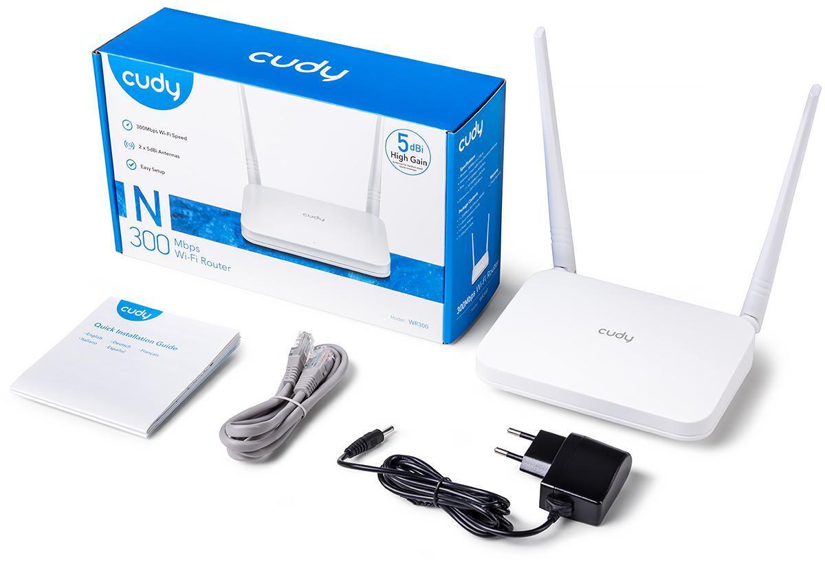 Cudy - Router Cudy Cudy WR300 N300 10/100Mbps