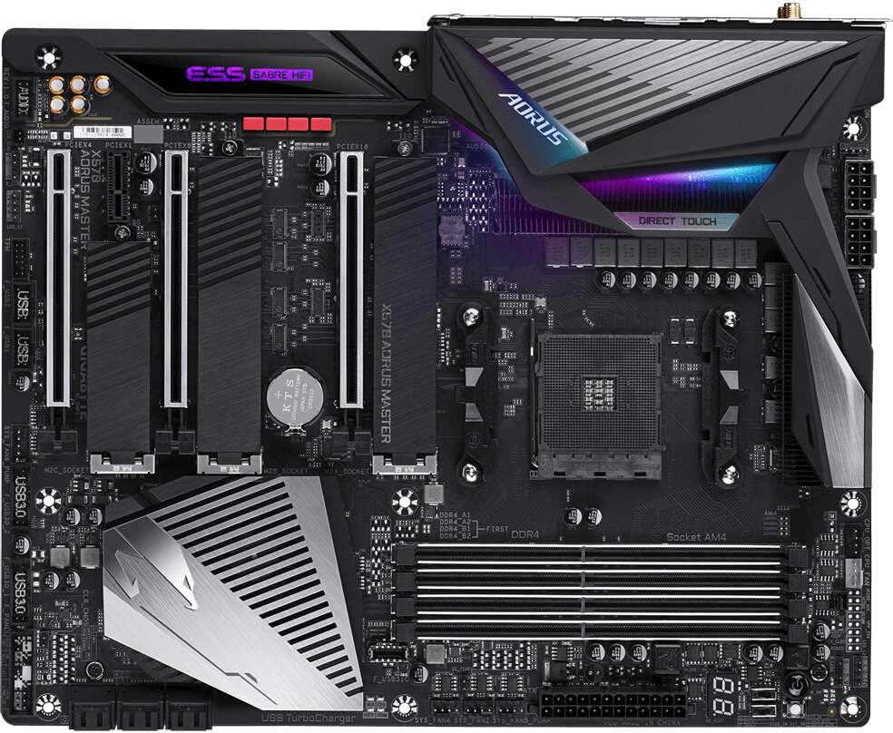 Gigabyte - Placa Base Gigabyte X570 Aorus Master